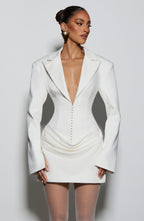Freya Mini Dress - Ivory