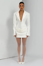 Freya Mini Dress - Ivory