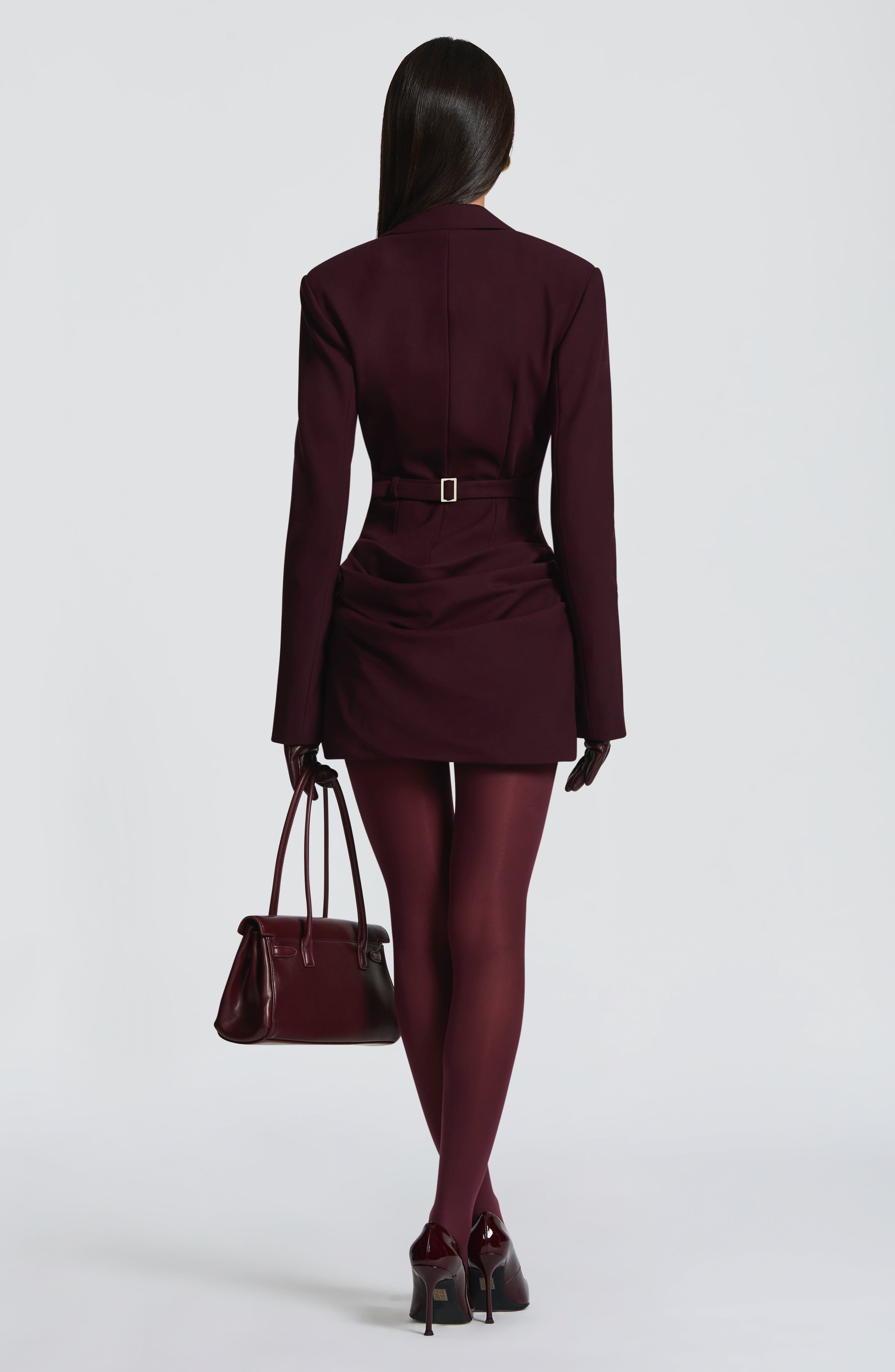 Freya Mini Dress - Plum