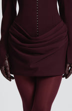 Freya Mini Dress - Plum