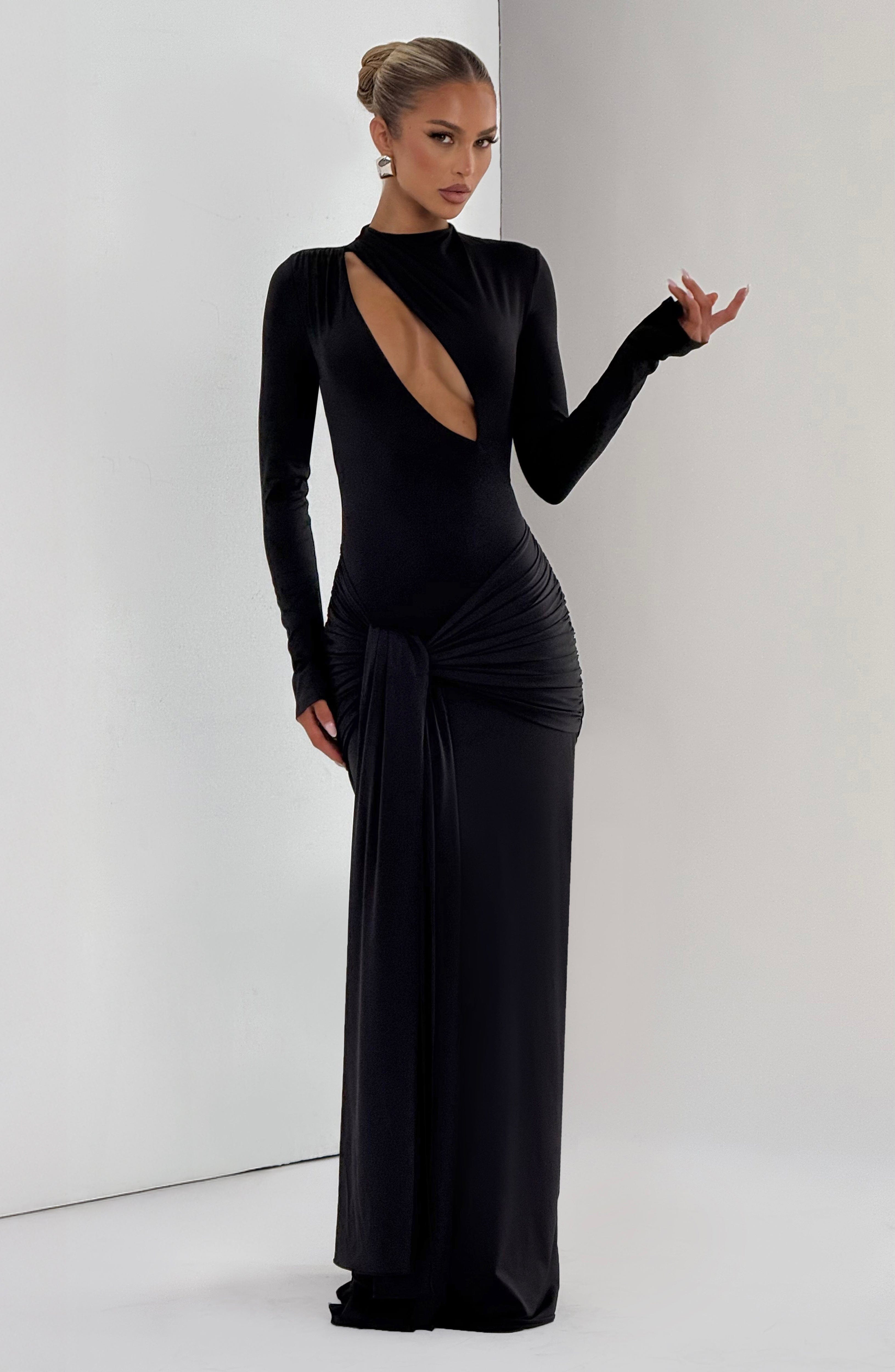 Constance Maxi Dress - Black