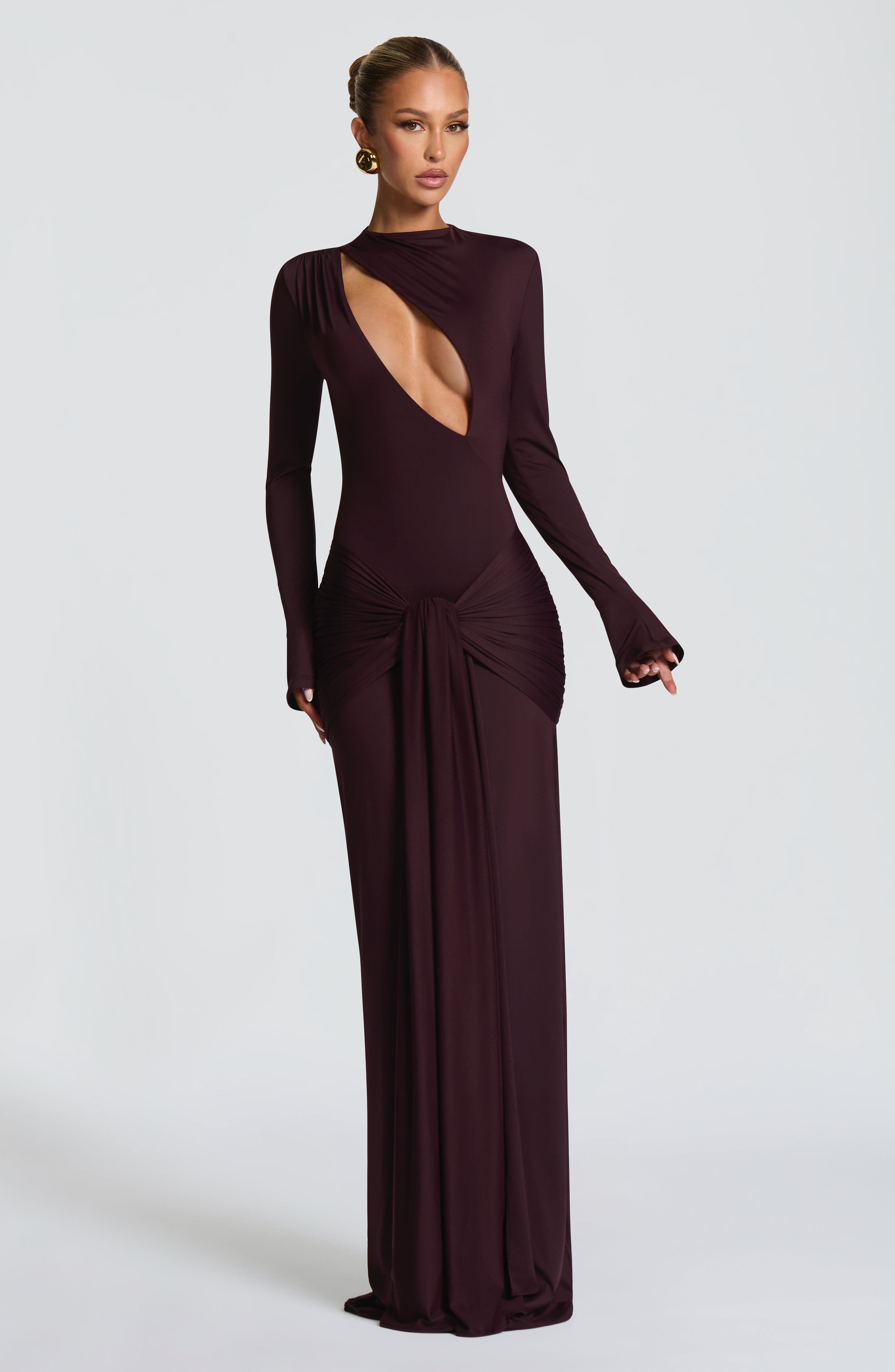 Constance Maxi Dress - Plum