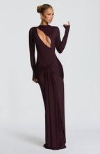 Constance Maxi Dress - Plum