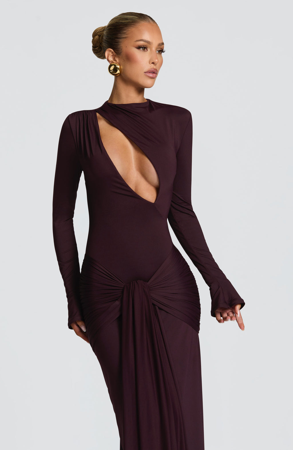 Constance Maxi Dress - Plum