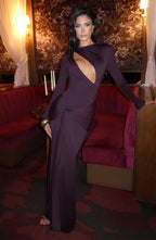 Constance Maxi Dress - Plum