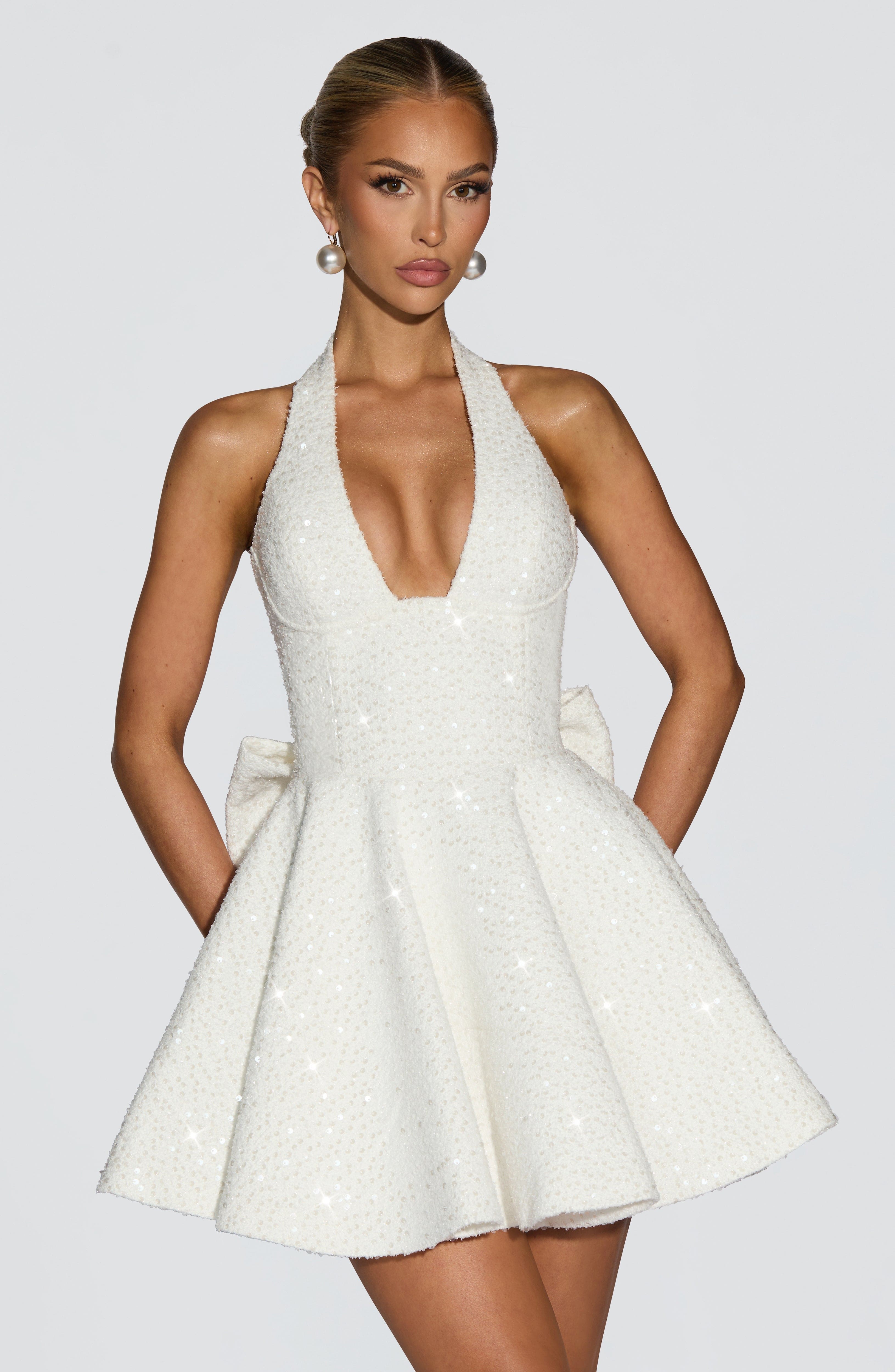 Sophie Mini Dress - Ivory