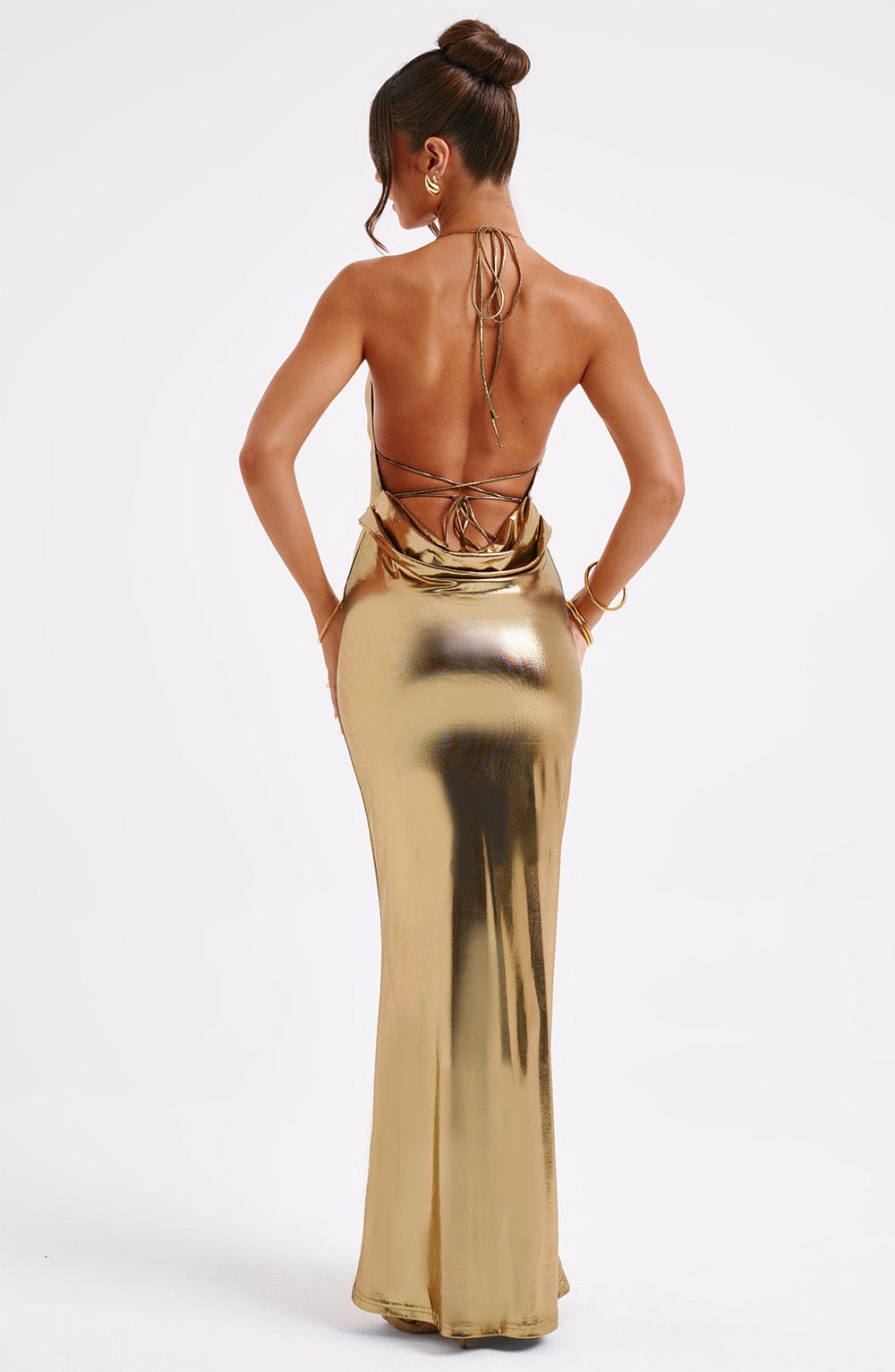 Alba Maxi Dress - Gold
