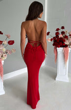 Alba Maxi Dress - Red