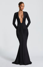 Olivia Maxi Dress - Black