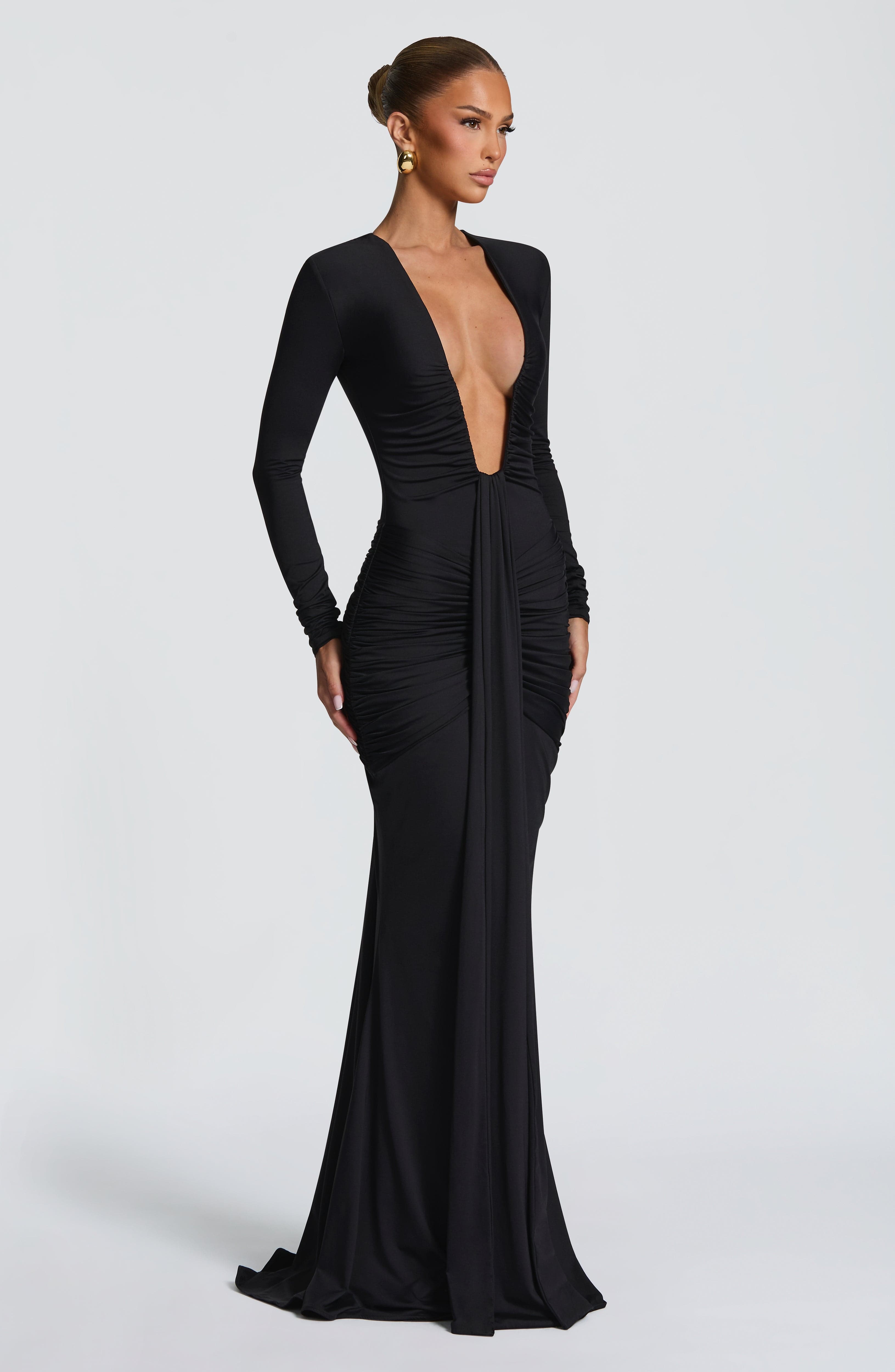 Olivia Maxi Dress - Black