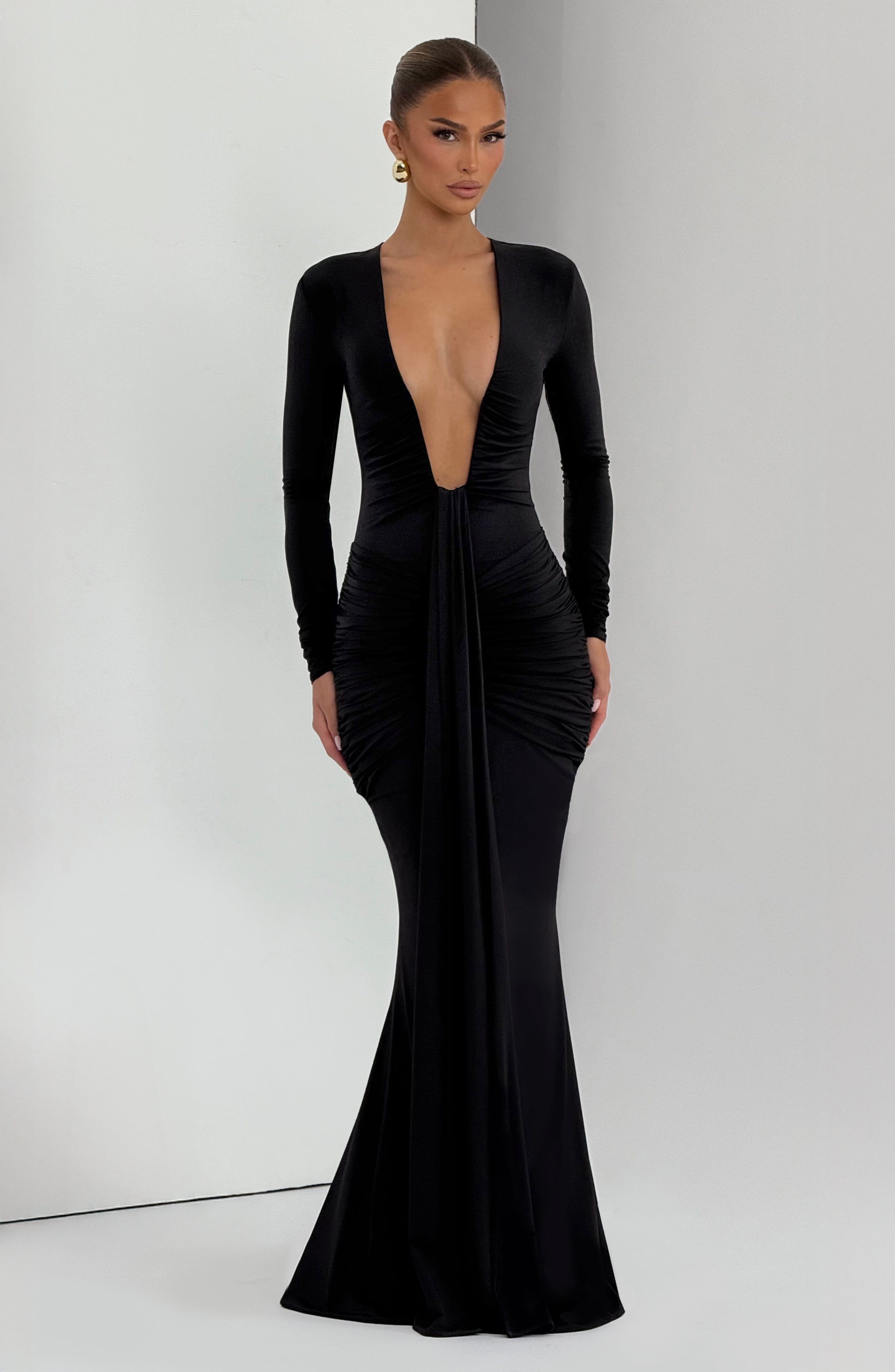 Olivia Maxi Dress - Black