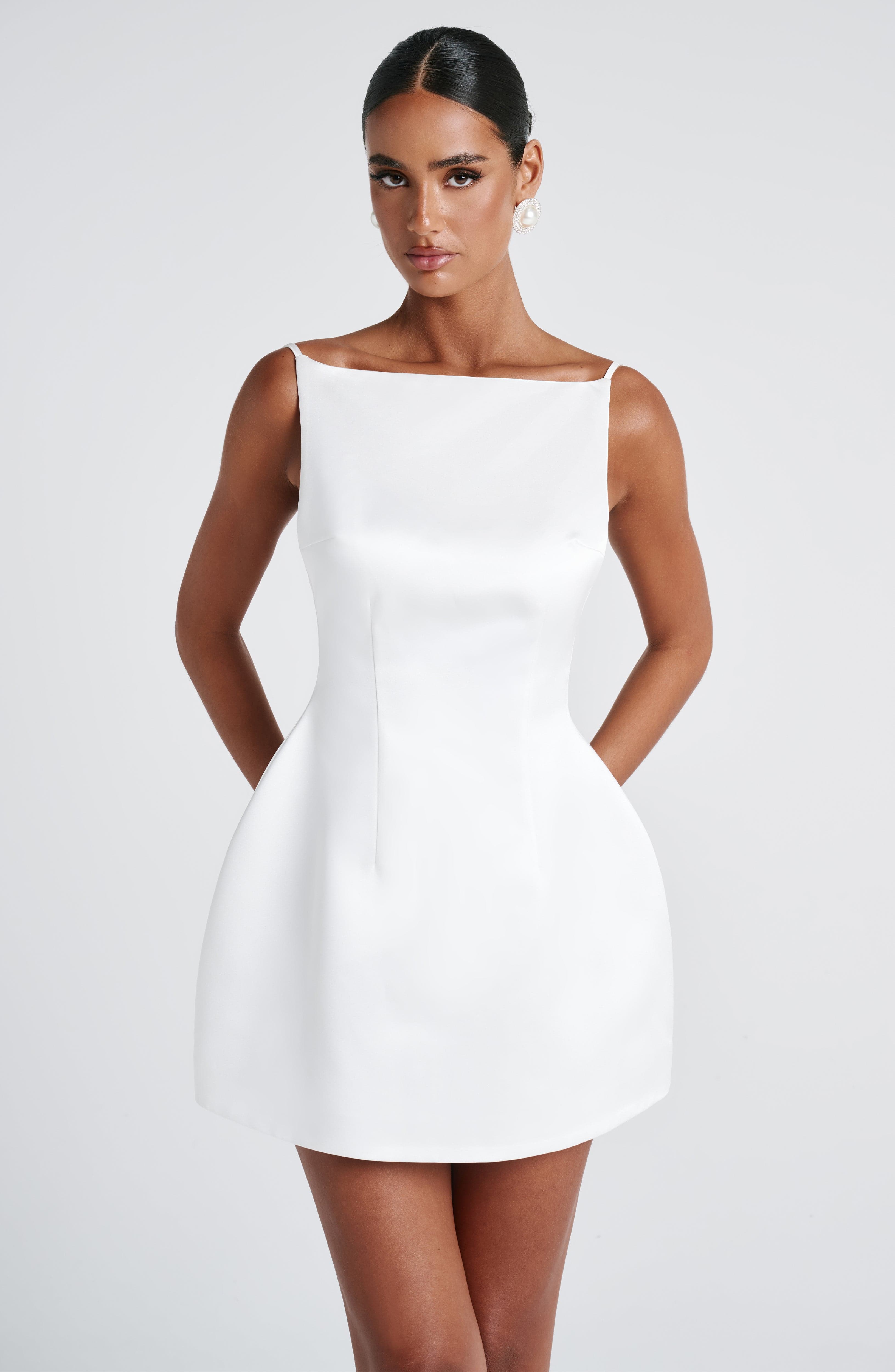 Freya Mini Dress - Ivory