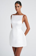 Freya Mini Dress - Ivory