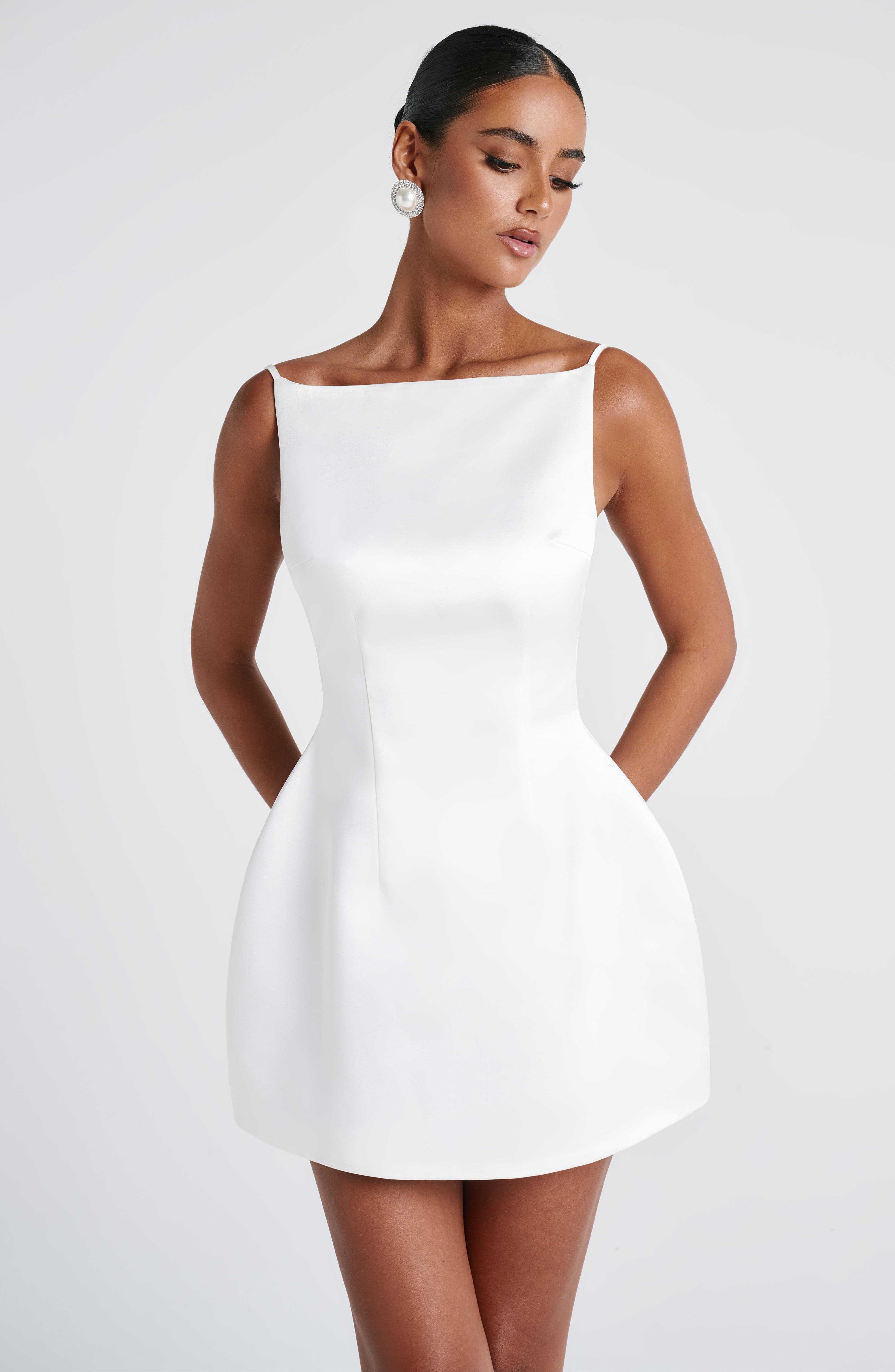 Freya Mini Dress - Ivory