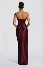 Daisy Maxi Dress - Cherry Lacquer