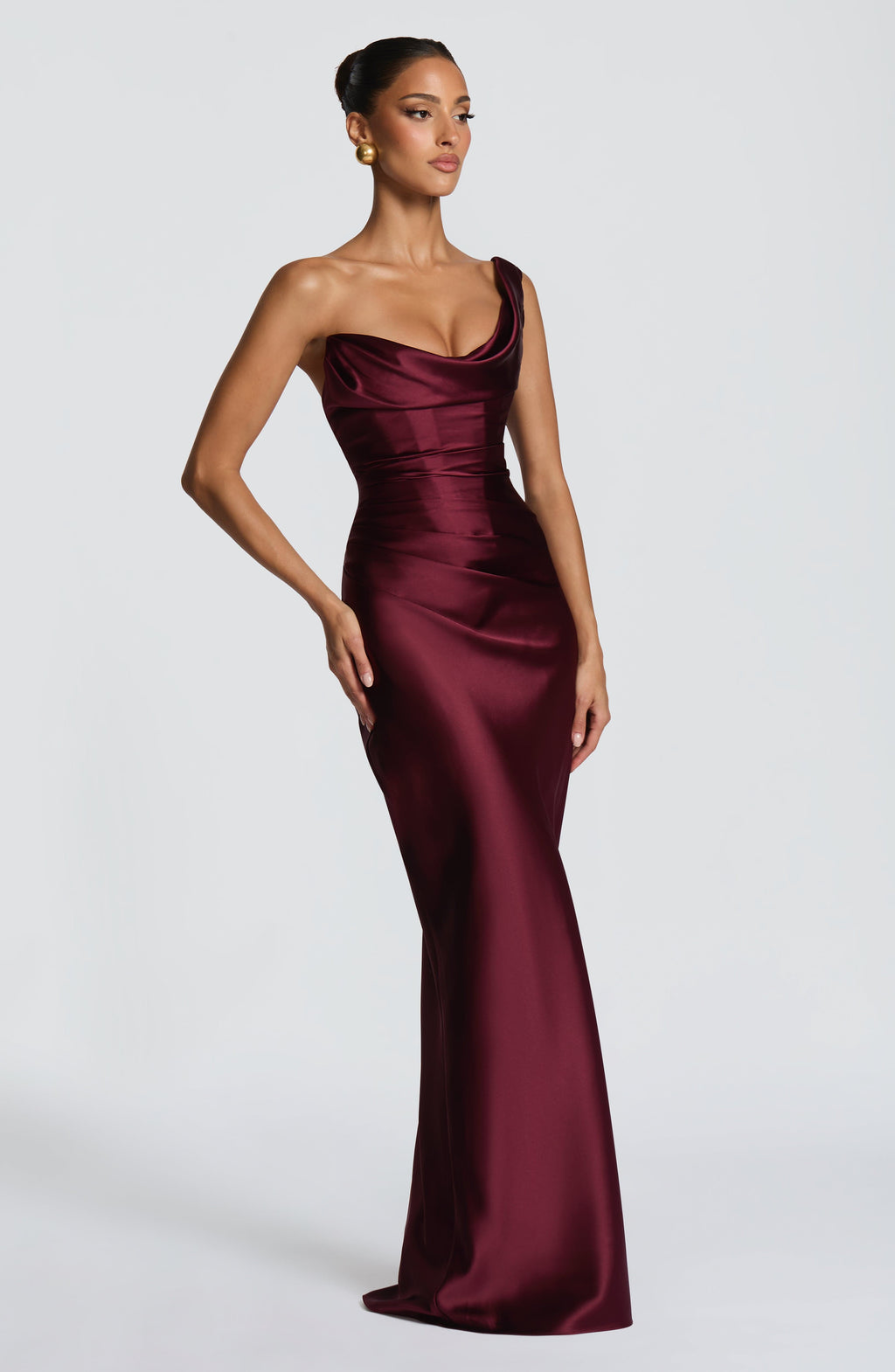 Daisy Maxi Dress - Cherry Lacquer