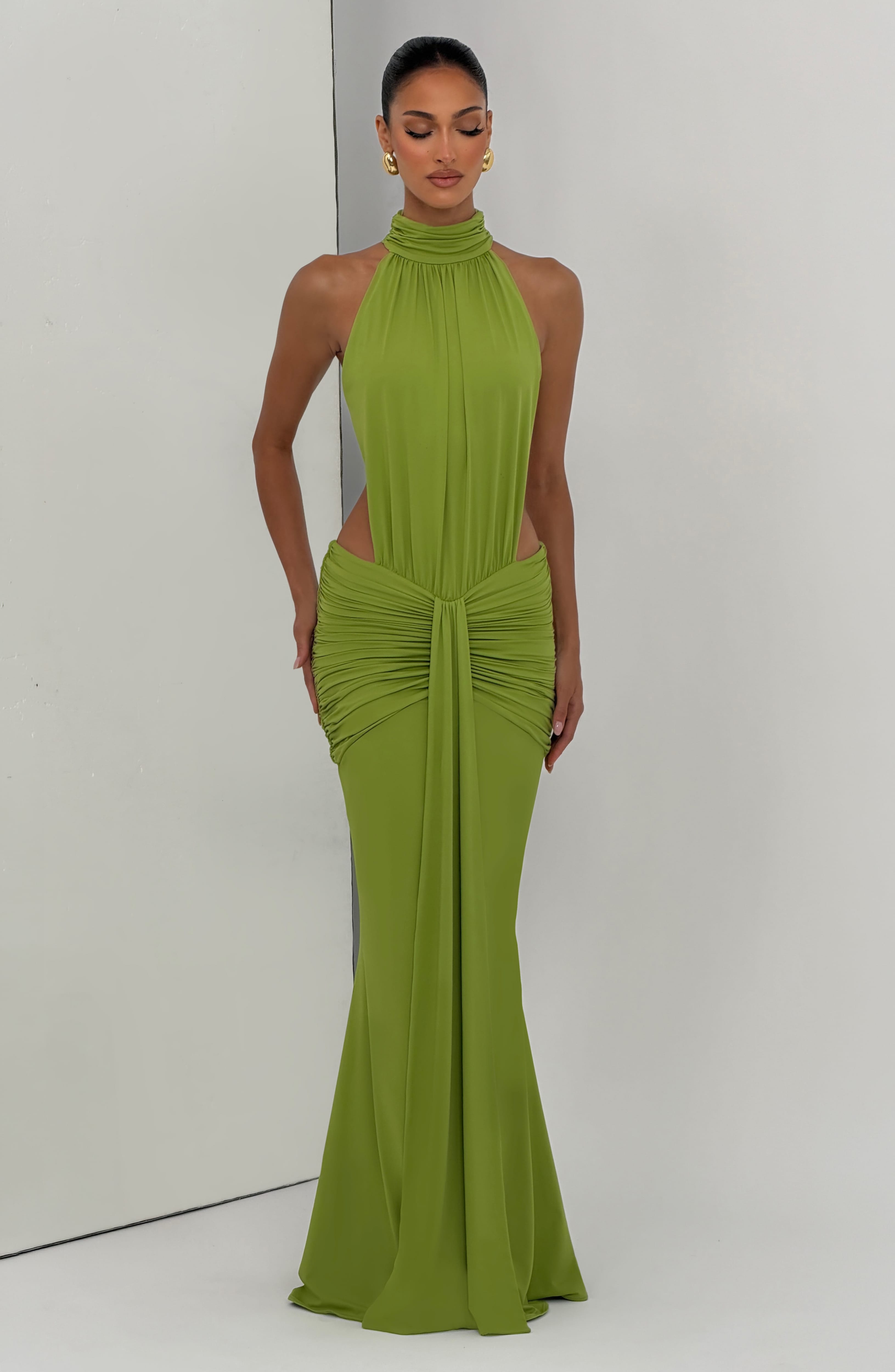 Lily Maxi Dress - Olive