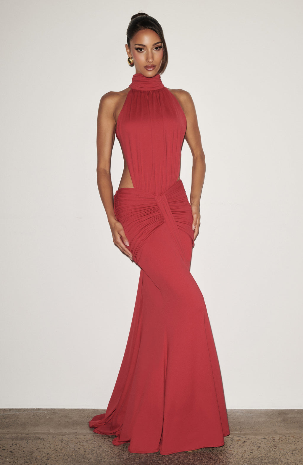 Lily Maxi Dress - Red