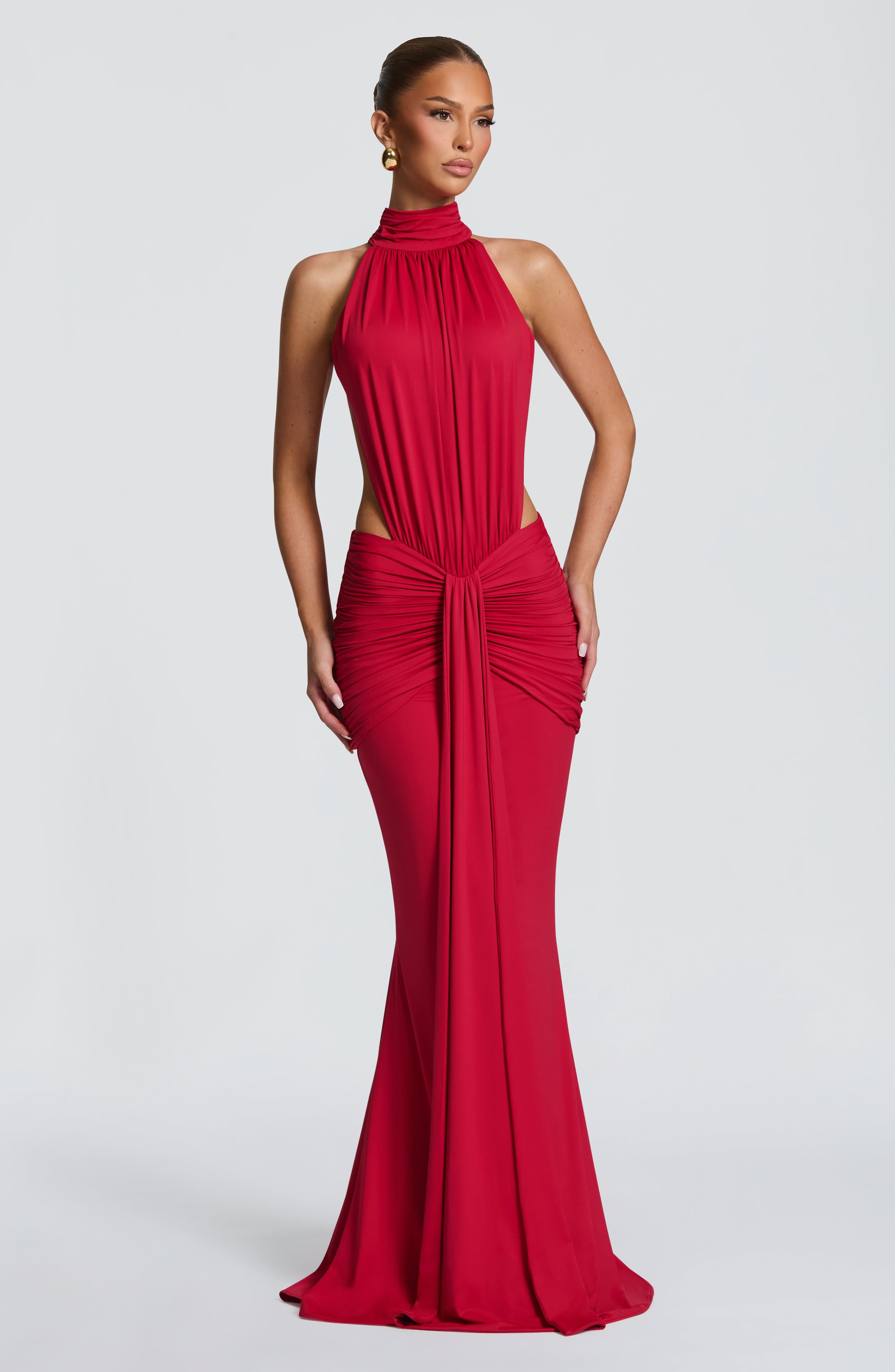 Lily Maxi Dress - Red