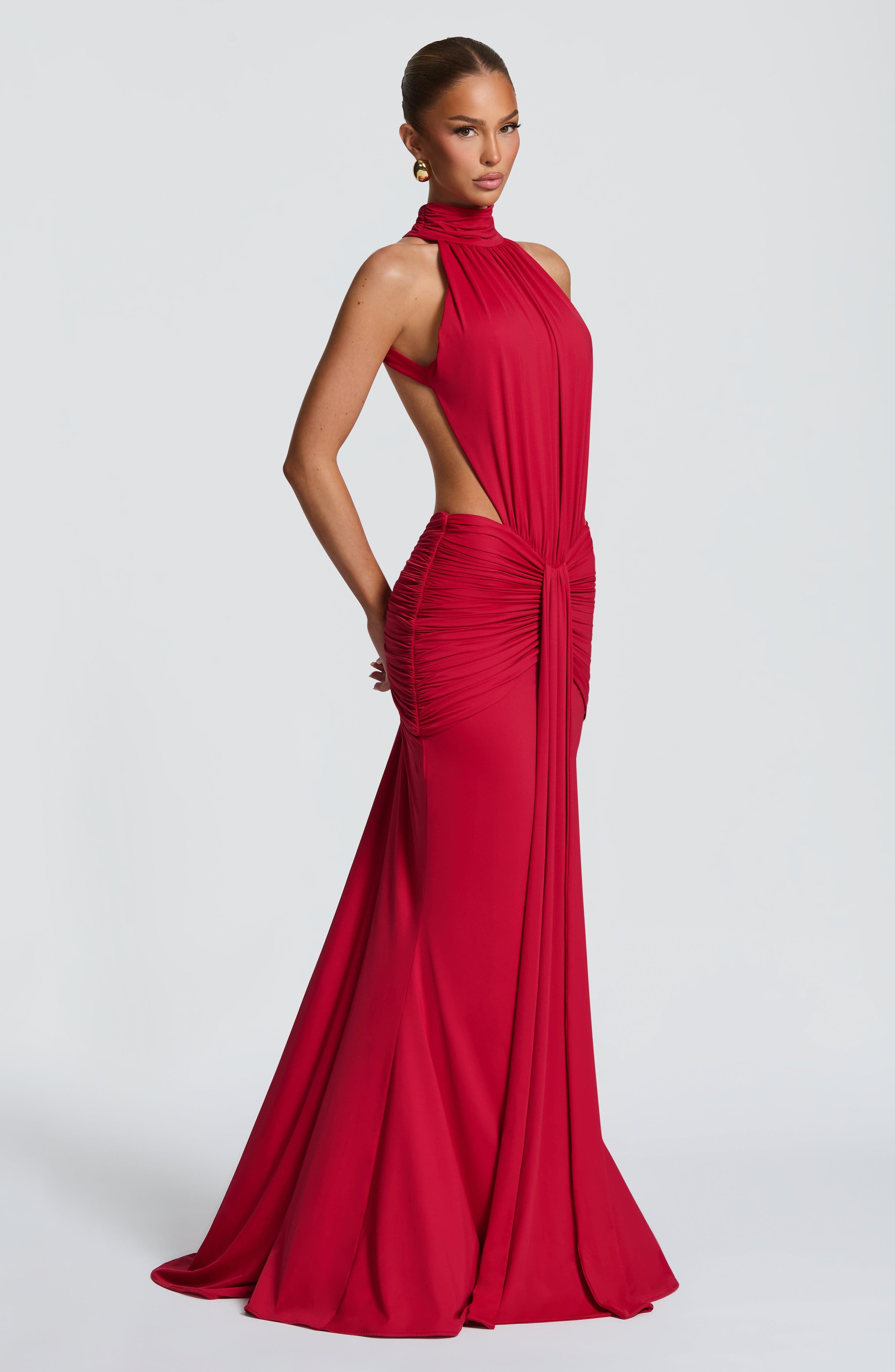 Lily Maxi Dress - Red