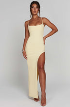 Rosie Maxi Dress - Lemon