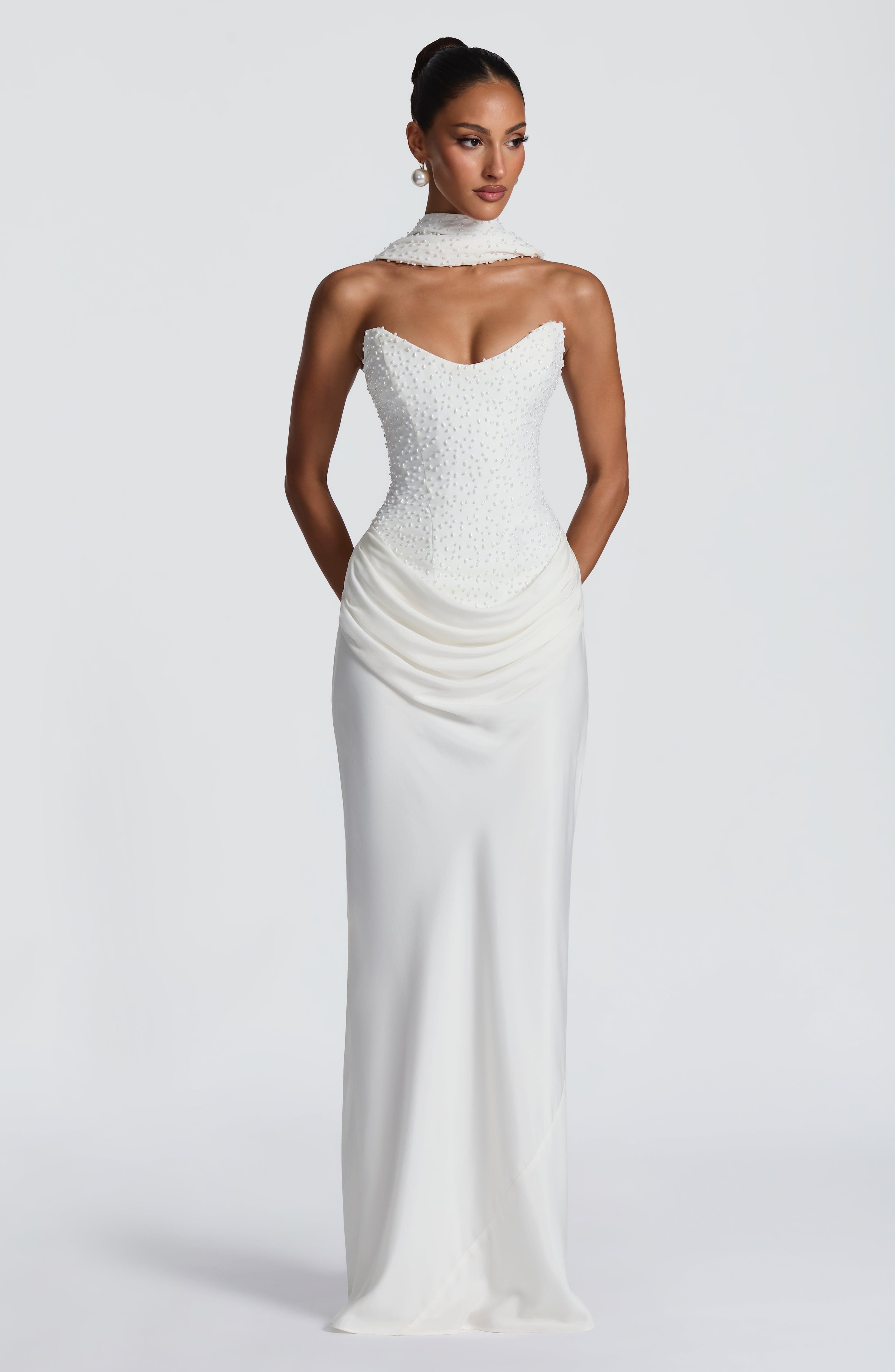 Camille Maxi Dress - Ivory