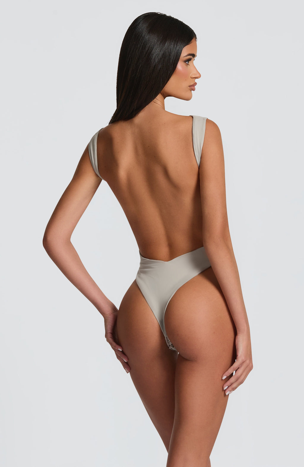 Emma Bodysuit - Light Grey