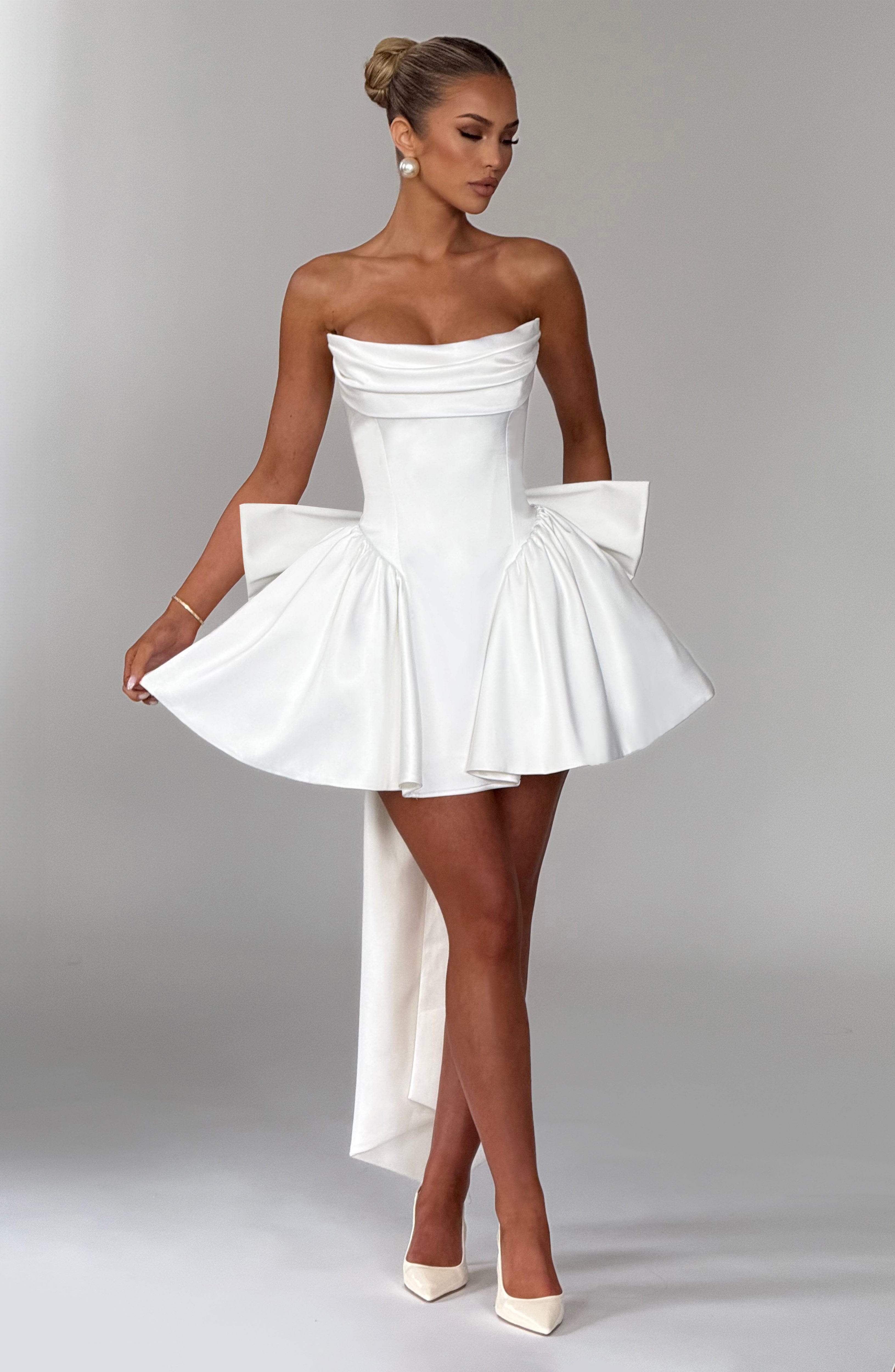 Olivia Mini Dress - Ivory