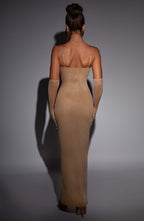Tina Maxi Dress - Gold Sparkle