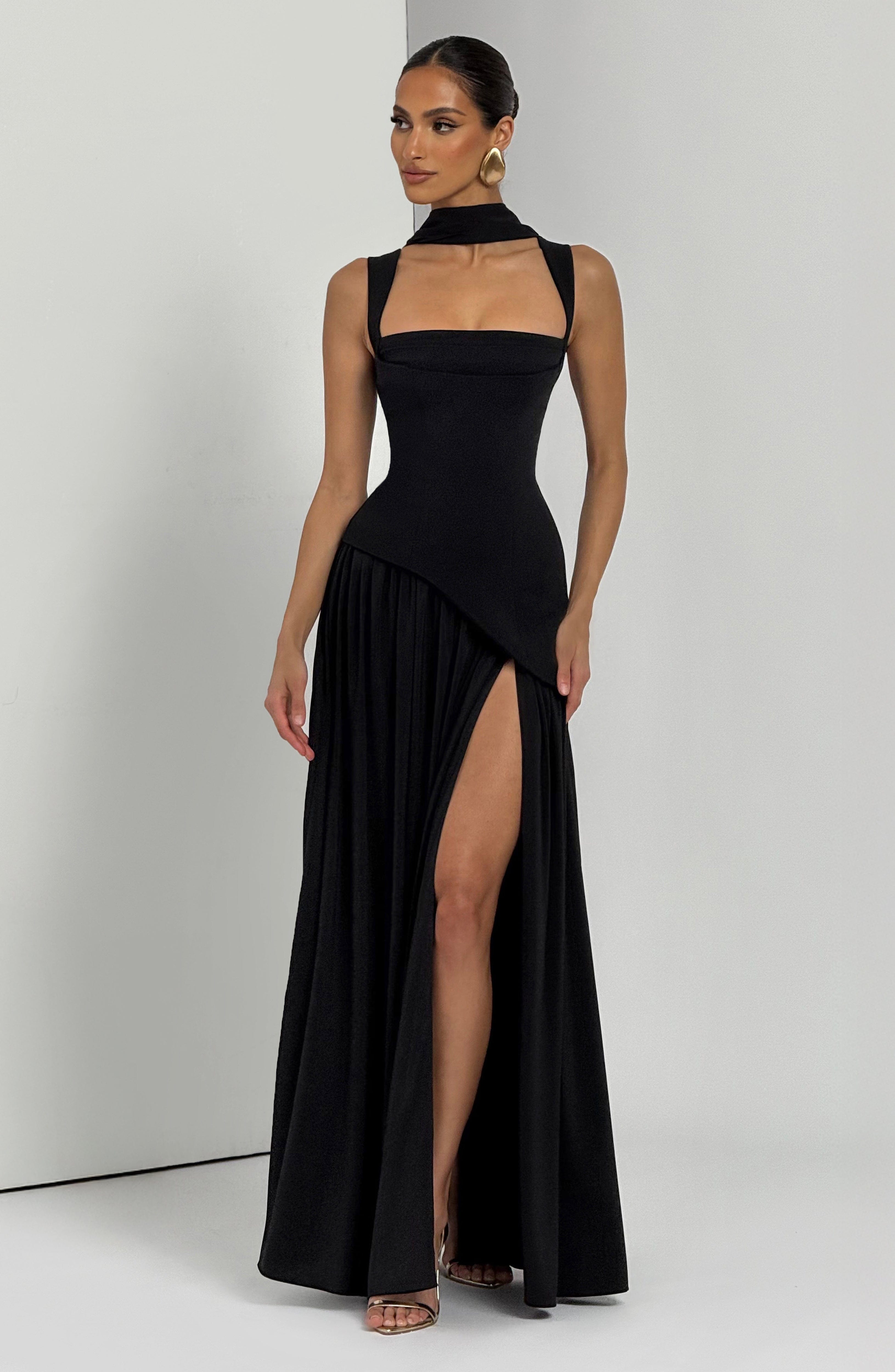 Lisa Maxi Dress - Black