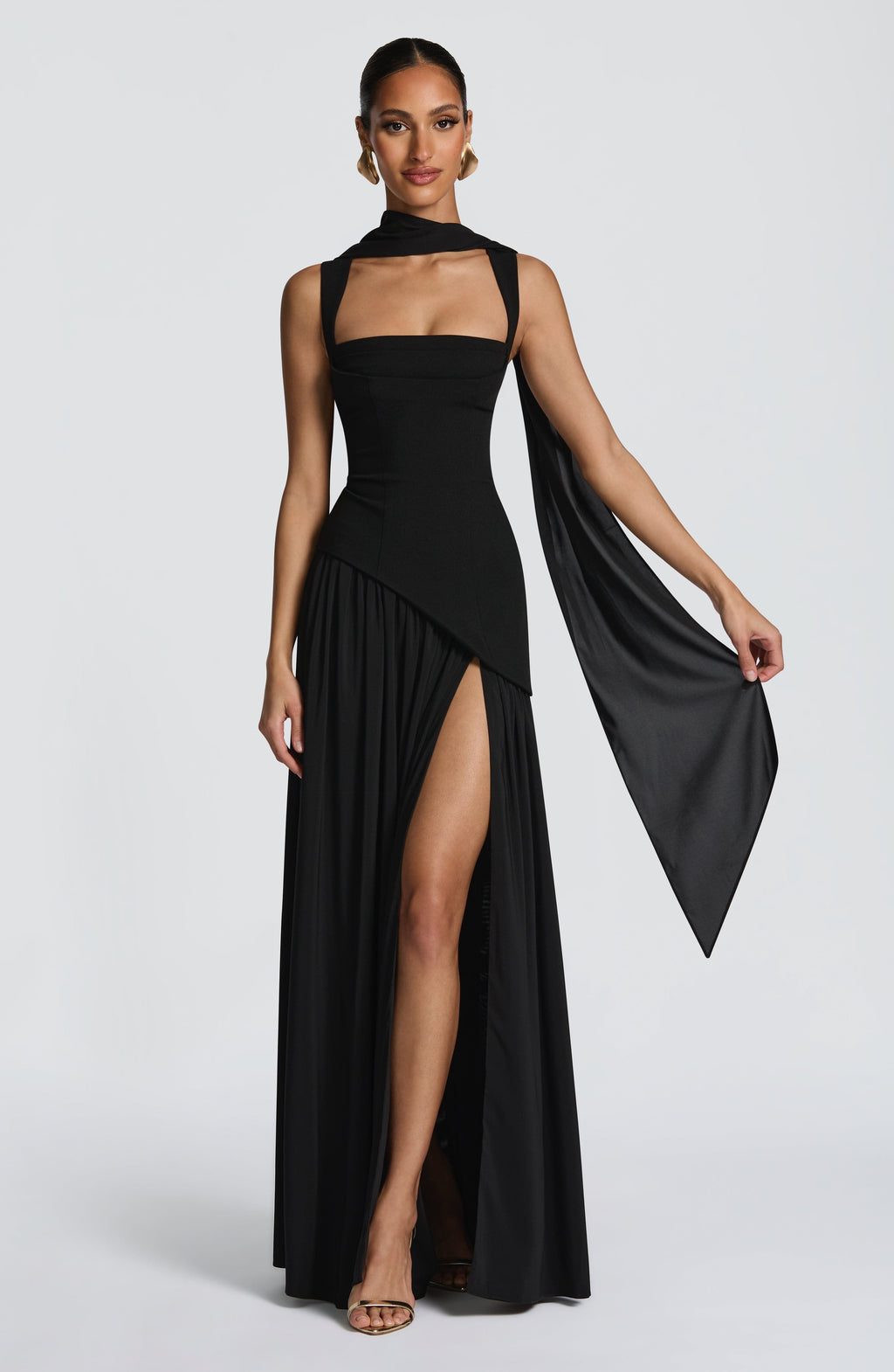 Lisa Maxi Dress - Black