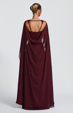 Lisa Maxi Dress - Cherry Lacquer