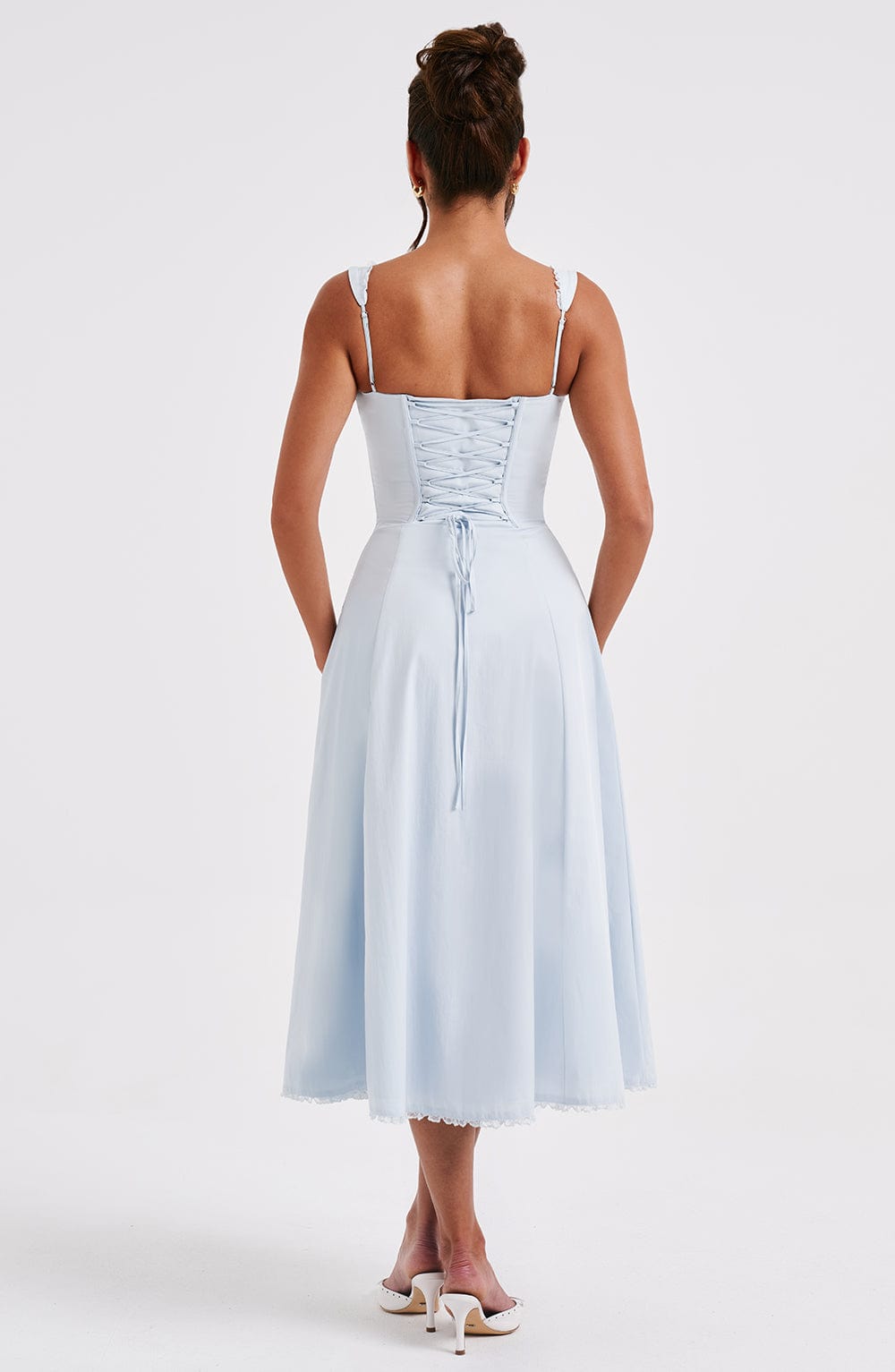 Chloe Midi Dress - Blue