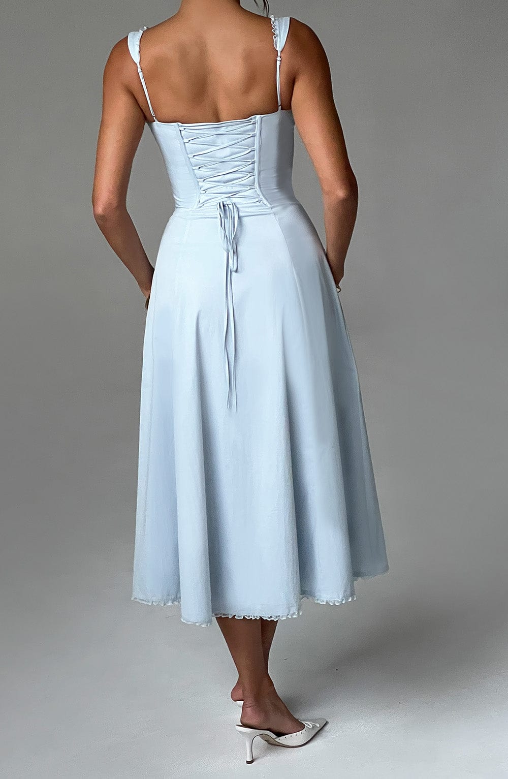 Chloe Midi Dress - Blue