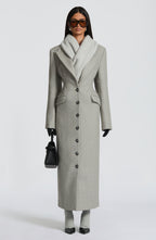 Emma Coat - Light Grey