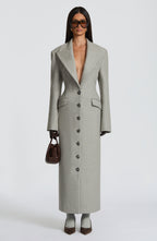 Emma Coat - Light Grey
