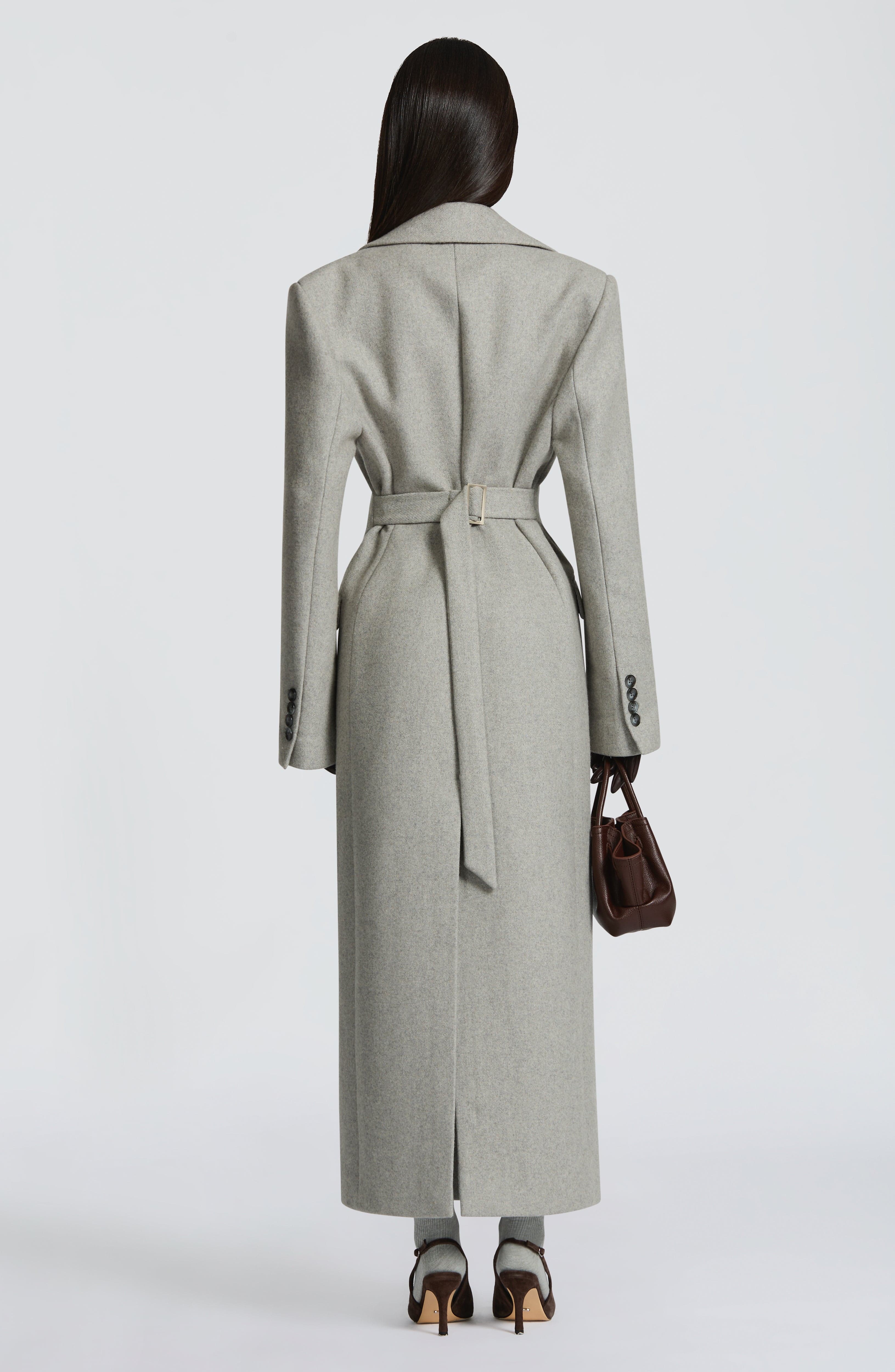 Emma Coat - Light Grey