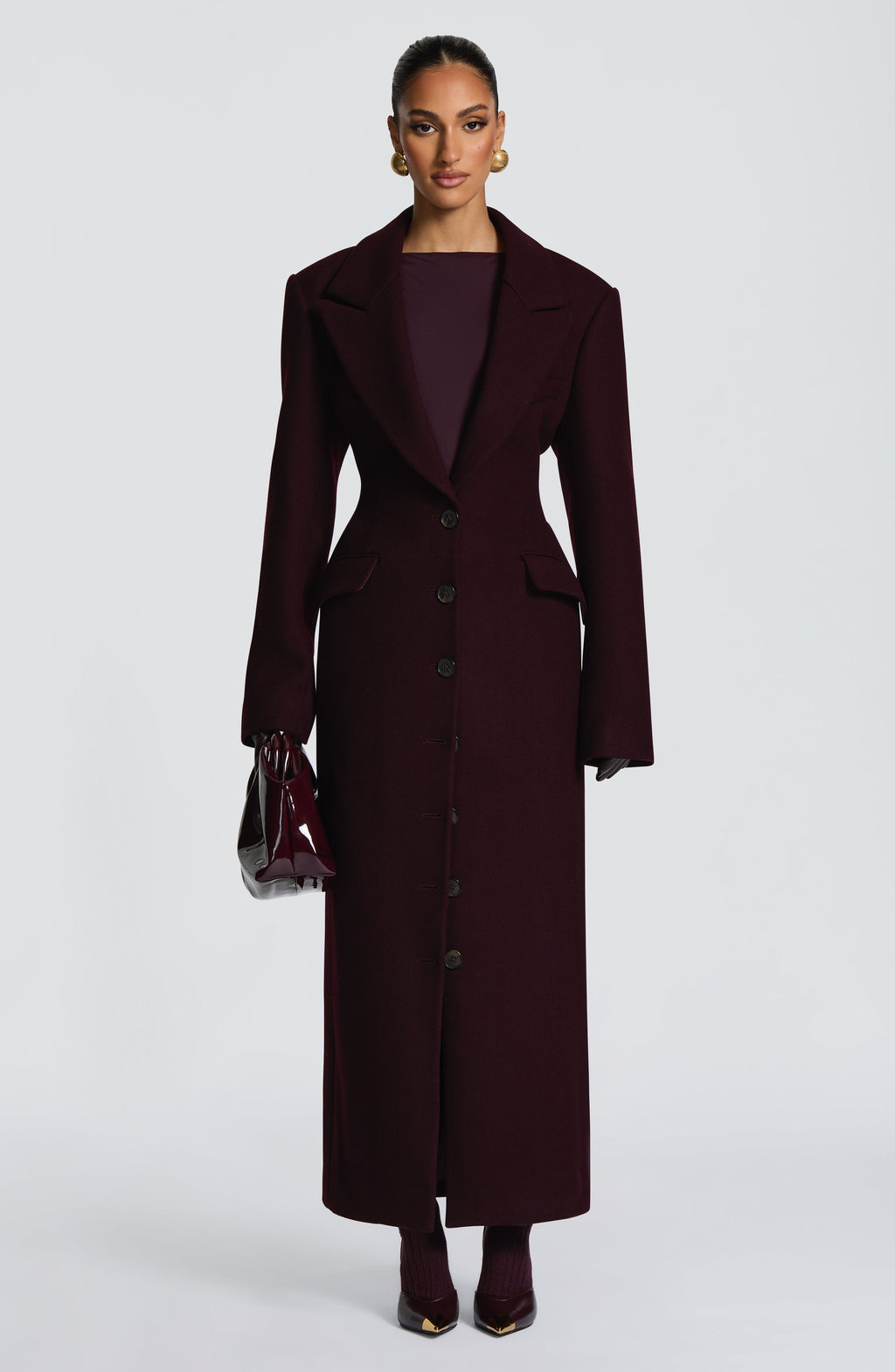 Emma Coat - Plum
