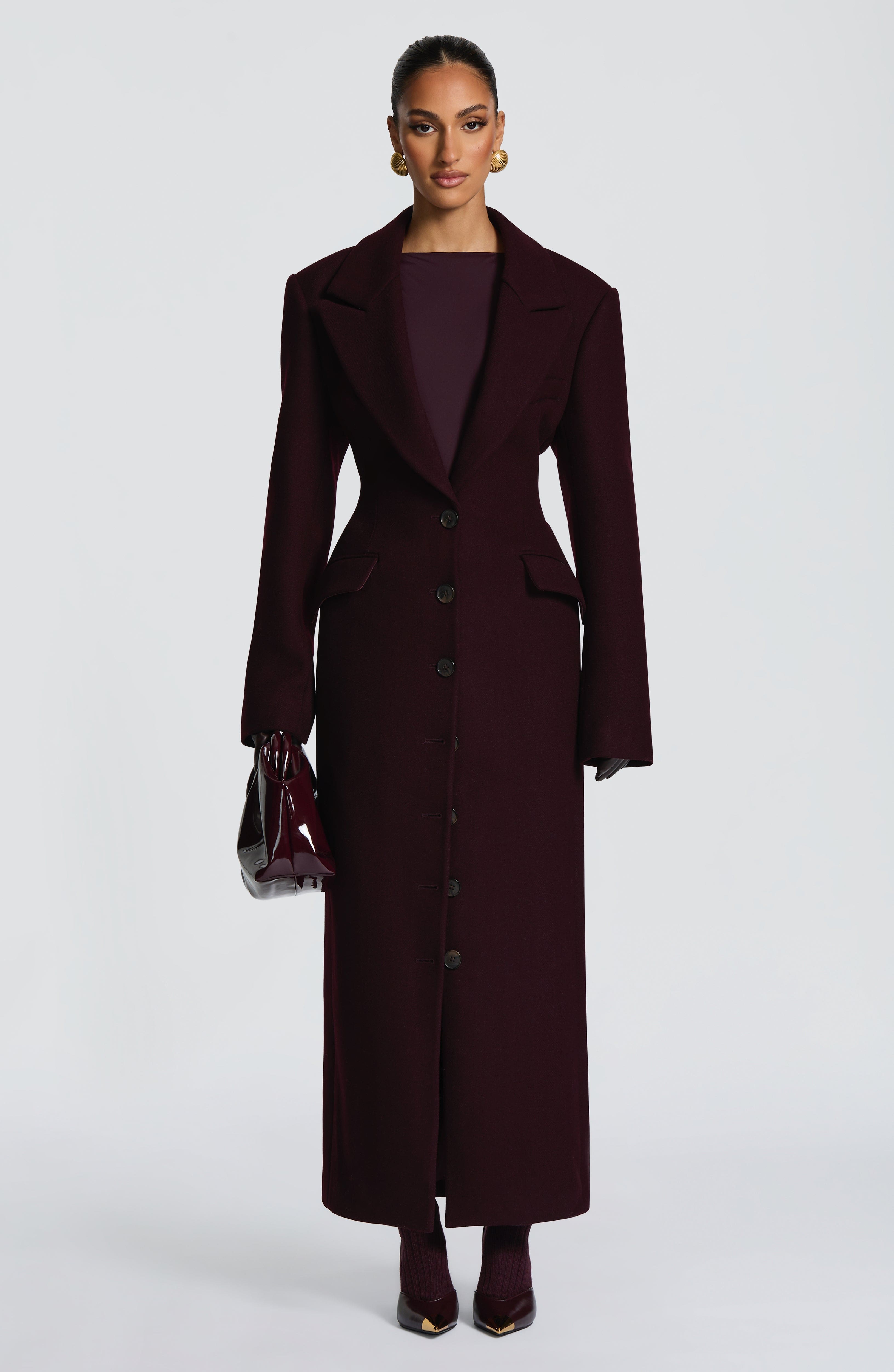 Emma Coat - Plum