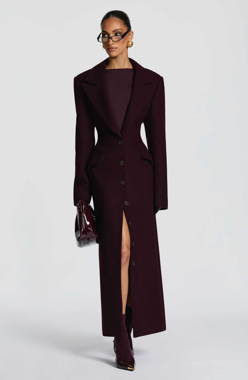 Emma Coat - Plum