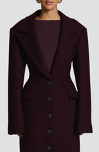 Emma Coat - Plum