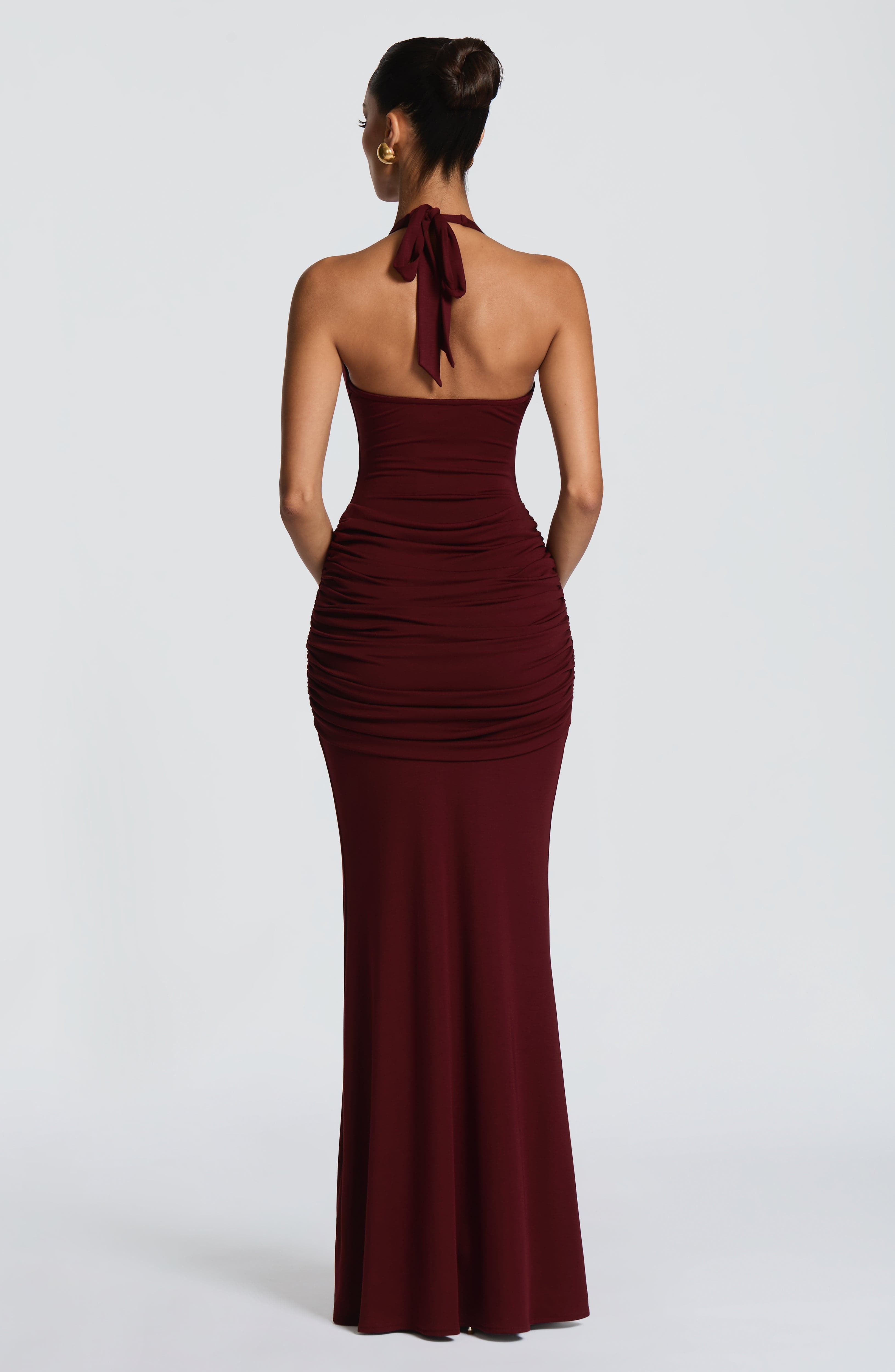 Cheryl Maxi Dress - Cherry Lacquer