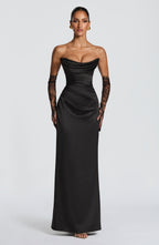 Saffron Maxi Dress - Black