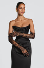 Saffron Maxi Dress - Black