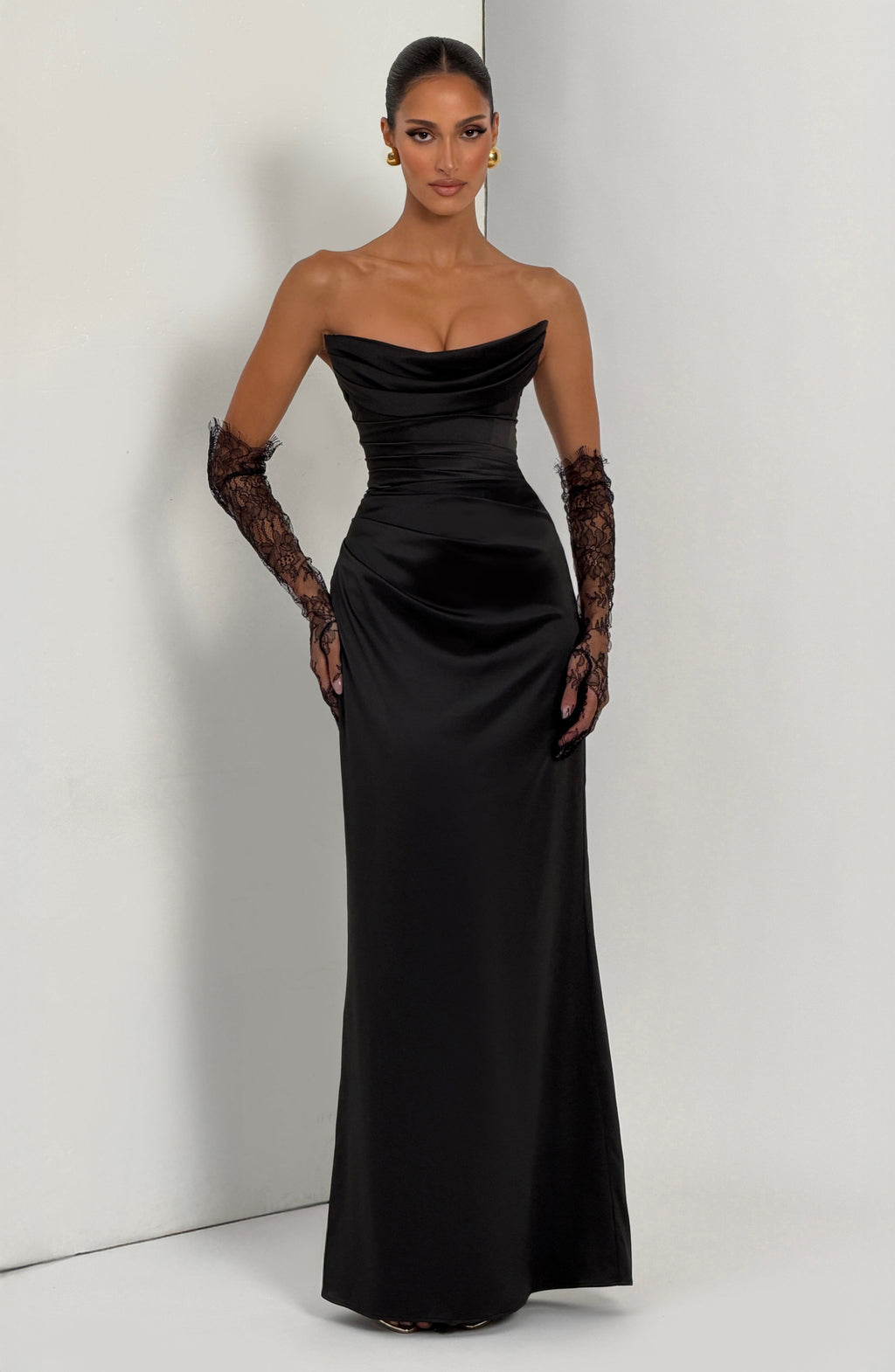 Saffron Maxi Dress - Black
