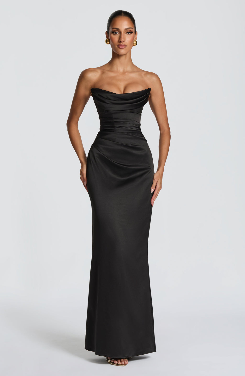 Saffron Maxi Dress - Black