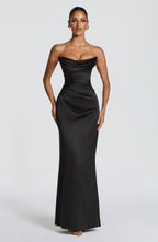 Saffron Maxi Dress - Black