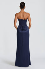 Saffron Maxi Dress - Navy