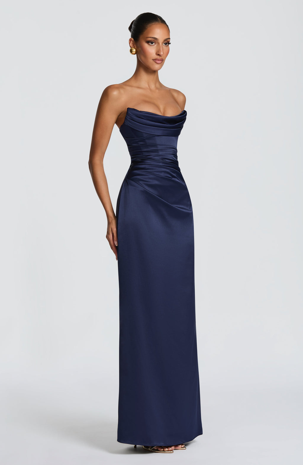 Saffron Maxi Dress - Navy