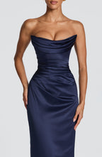 Saffron Maxi Dress - Navy